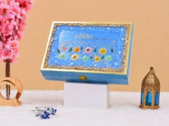 sky blue quran box