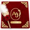 Gold and White Nikah Nama with Pen (Combo of 2)