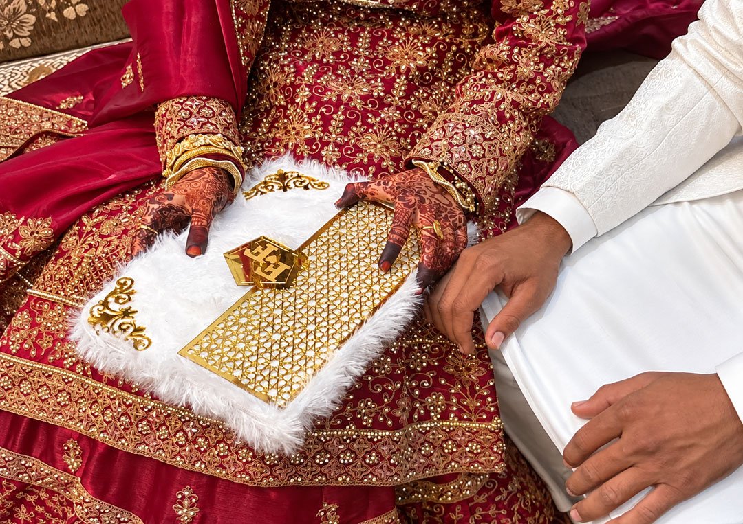 3 side fur nikah nama with pen