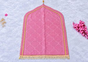 Light Pink Premium Velvet Janamaz