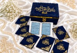 Alternative view of Royal Blue Quran Box