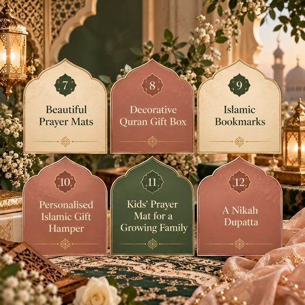 Islamic wedding gift ideas
